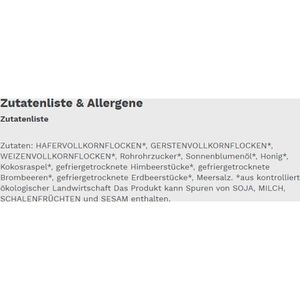 Produktbild für Müsli Edeka Knusper Beeren, BIO