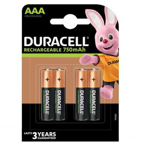 Akku Duracell Rechargeable, 1,2 V, 750 mAh