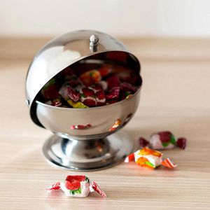 Produktbild für Zuckerdose Relaxdays 10019111 Zuckerkugel, silber