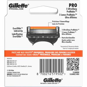 Produktbild für Rasierklingen Gillette ProGlide