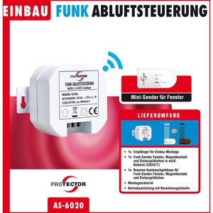 Produktbild für Abluftsteuerung Protector AS 6020.3 Funk