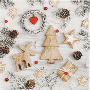 Produktbild für Servietten Papstar 89358 Winter Potpourri