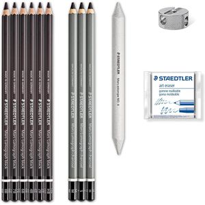 Produktbild für Zeichenset Staedtler Charcoal Set, 61 100C