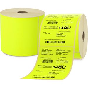 Thermoetiketten Böttcher-AG für Zebra, gelb