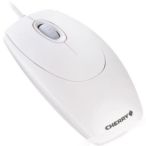 CHERRY Maus WheelMouse optical M-5400-0, 3 Tasten, 1000 dpi, mit Kabel, weiß