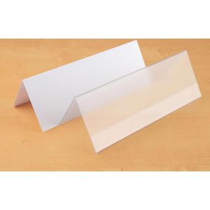 Produktbild für Tischnamensschilder Durable 805019, glasklar, A6