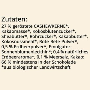 Produktbild für Pralinen KoRo Nut Butter Cups Cashew-Strawberry, 36 Stück, BIO
