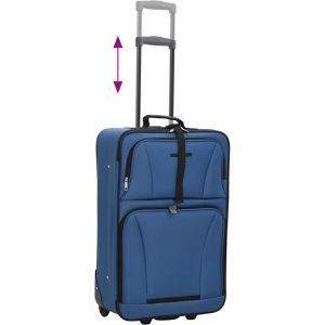 Produktbild für Koffer vidaXL 4002829, blau, 5-teilig