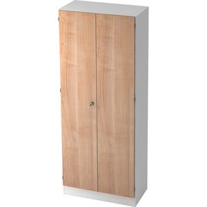Produktbild für Kleiderschrank Hammerbacher Solid 6200, nussbaum / weiß