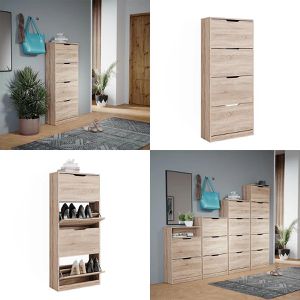 Produktbild für Schuhschrank Vicco Luca, sonoma eiche