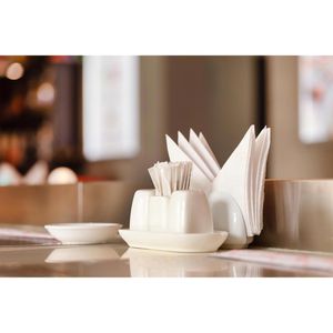 Produktbild für Servietten Papstar 89636, Daily Collection, weiß