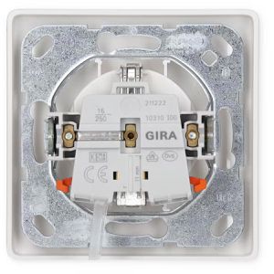 Produktbild für Steckdose Gira Standard 55, 444003, Unterputz