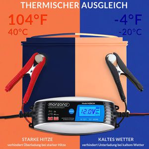 Produktbild für Autobatterie-Ladegerät Monzana 108754, MZBC04