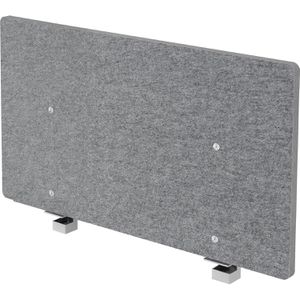 Produktbild für Tischtrennwand Hammerbacher Basic, grau