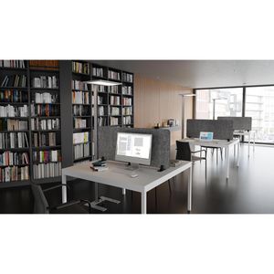 Produktbild für Tischtrennwand Durable EFFECT 313458, anthrazit