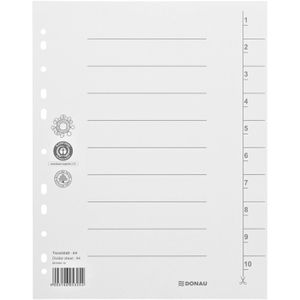 Produktbild für Trennblätter DONAU 8610001S-99, A4