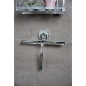 Produktbild für Duschabzieher Wenko Vacuum-Loc, aus Metall, verchromt