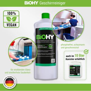Produktbild für Maschinenspülmittel BiOHY 100% vegan, biologisch abbaubar