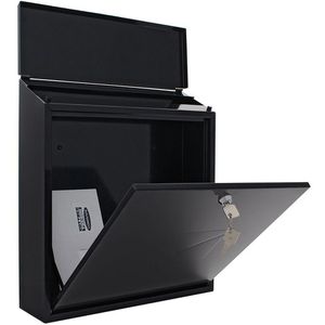 Produktbild für Briefkasten Rottner T03426, Firenze, schwarz, aus Stahl