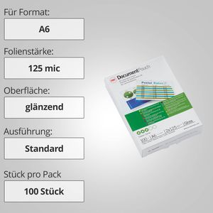 Produktbild für Laminierfolien GBC 3740442, DIN A6