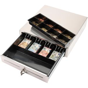 Produktbild für Kassenschublade Olympia LD 410S Edelstahl, 41,5 x 41 cm