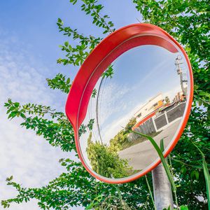 Produktbild für Verkehrsspiegel Relaxdays 10023700, rot