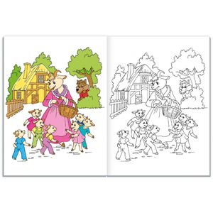 Produktbild für Malbuch Trötsch Supermalbuch Märchenwelt