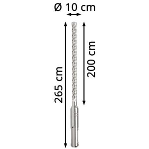 Produktbild für Bohrer Metabo SDS-Plus P4P, 626222000, SDS+