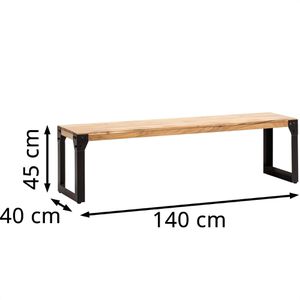 Produktbild für Sitzbank Wohnling WL7.051, bis 170 kg