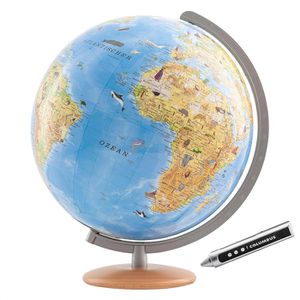 Globus Columbus 193433 Kinder Leuchtglobus, Ø 34cm