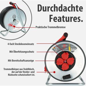 Produktbild für Kabeltrommel Brennenstuhl Professional SC4100, für außen IP44