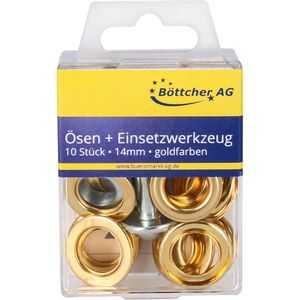 Produktbild für Ösen Böttcher-AG mit Scheiben und Einsetzwerkzeug