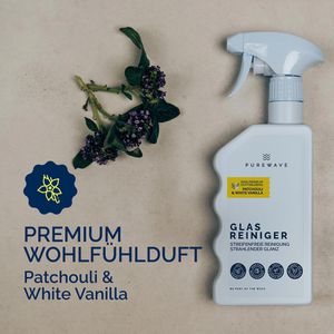 Produktbild für Glasreiniger PUREWAVE Patchouli-White Vanilla, gebrauchsfertig