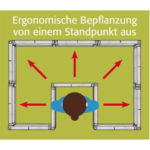 Produktbild für Hochbeet Juwel Timber Ergoline 20479, Kunststoff