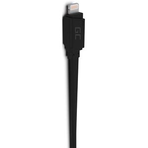 Produktbild für Ladekabel Green-Cell GC Matte, schwarz, 0,25m