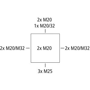 Produktbild für Abzweigdose Spelsberg Abox Pro XT SL-6², wasserdicht IP68