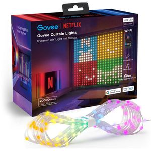 LED-Streifen Govee Curtain Light, dimmbar, weiß + RGB