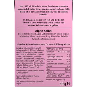Produktbild für Kräuterbonbons Ricola Alpen Salbei