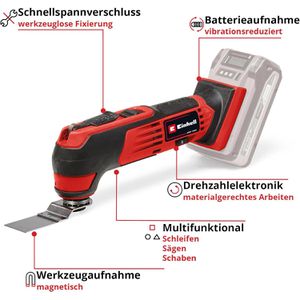 Produktbild für Multifunktionswerkzeug Einhell TE-MG 18/1 Li-Solo