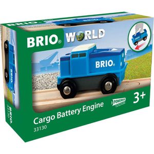 Produktbild für Spielzeugeisenbahn BRIO 33130 Batterie Frachtlok