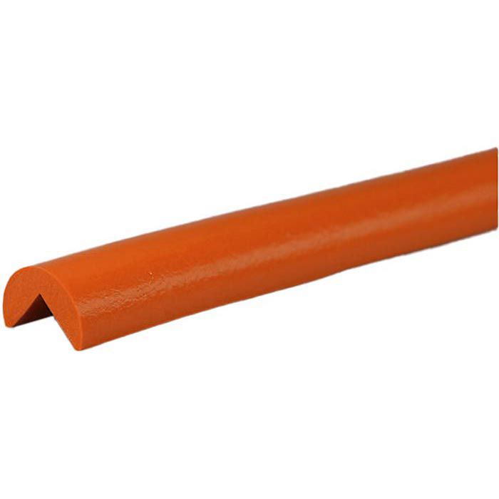 Knuffi Schutzprofil Typ A, Kreis, selbstklebend, 1m Länge, orange, 40 x  40mm, Kantenschutz – Böttcher AG