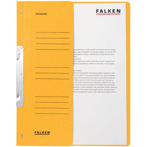 Einhakhefter Falken 80000672, A4, gelb