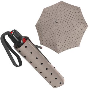 Produktbild für Regenschirm Knirps T.200 M Duomatic, taupe UV, sturmfest