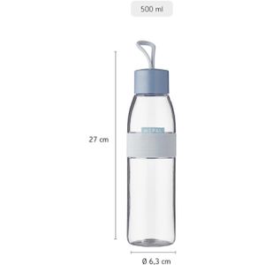 Produktbild für Trinkflasche Mepal Ellipse Nordic blue
