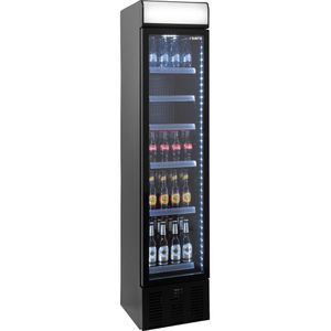 Produktbild für Getränkekühlschrank Saro DK 134 Pro mit Glastür, abschließbar