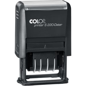 Produktbild für Datumstempel Colop Printer S 220, schwarz, selbstfärbend