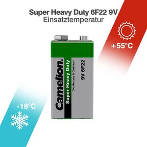 Produktbild für Batterien Camelion Super Heavy Duty, Zink-Kohle