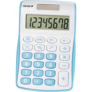 Produktbild für Taschenrechner Genie 120 B, weiß/blau