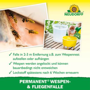 Produktbild für Wespenfalle Neudorff Permanent, aus Kunststoff