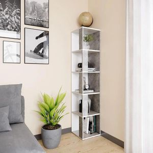 Produktbild für Bücherregal Vicco Lio, beton grau